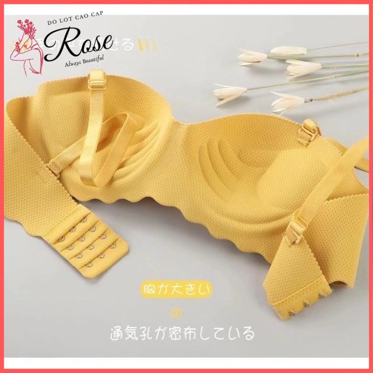 Áo Lót Nữ Su Đúc Thông Hơi Cup Ngang Classic Áo Ngực Đệm Bàn Tay 2CM NÂNG NGỰC Quai Áo Có Tháo Rời - Rose 2220