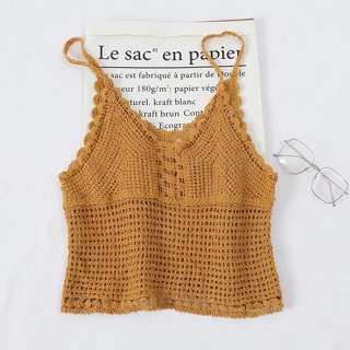 Croptop len đan mùa hè đi biển (HÀNG ORDER)
