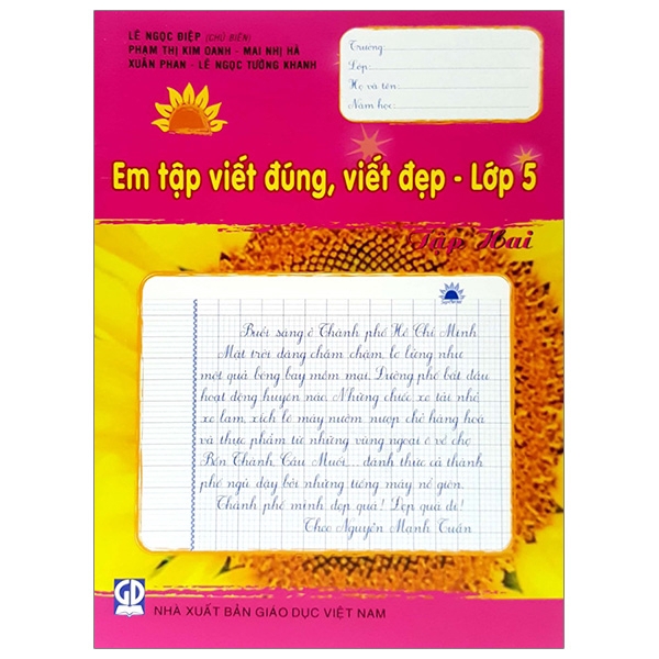 Sách - Em Tập Viết Đúng Viết Đẹp - Lớp 5