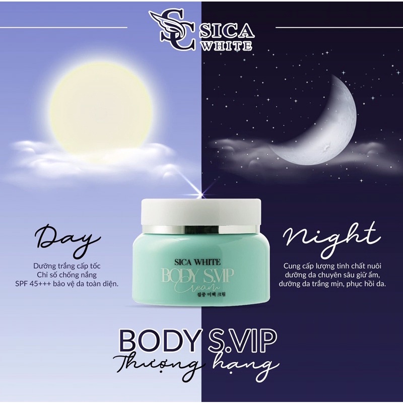 Body Svip SicaWhite Tinh chất Bơ Hạt Mỡ/Siêu Trắng Nhanh-Trắng Thật-Trắng an toàn/Cam kết hiệu quả sau 5-7 ngày dùng | BigBuy360 - bigbuy360.vn