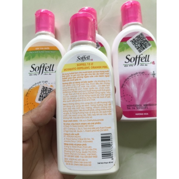 Soffell kem xua muỗi chính hãng