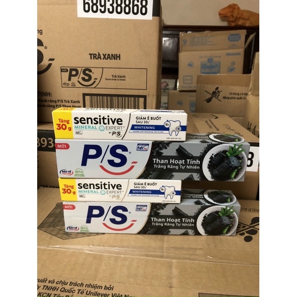 KEM ĐÁNH RĂNG PS THAN HOẠT TÍNH 180gr