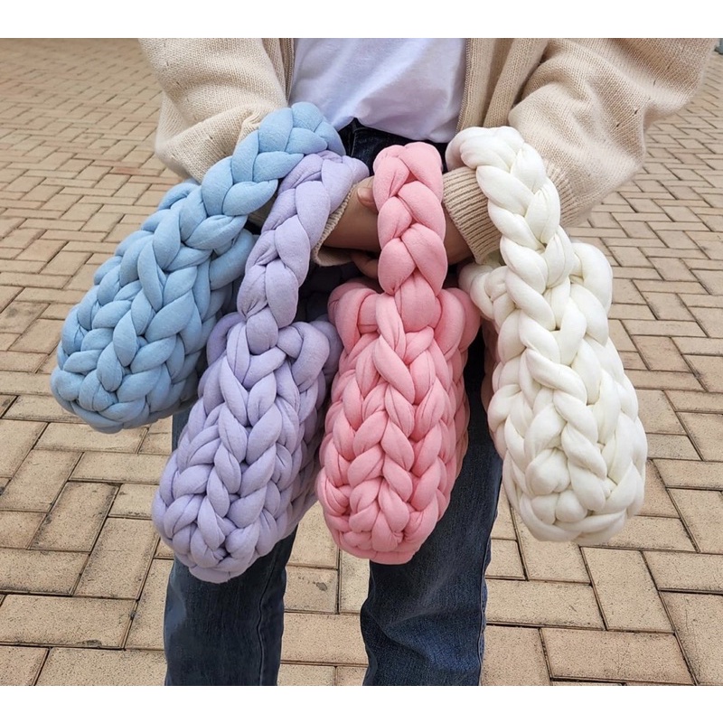 MÃ LAINE15 GIẢM 15k BLOOM HANDBAG. TÚI LEN BÔNG XÁCH TAY