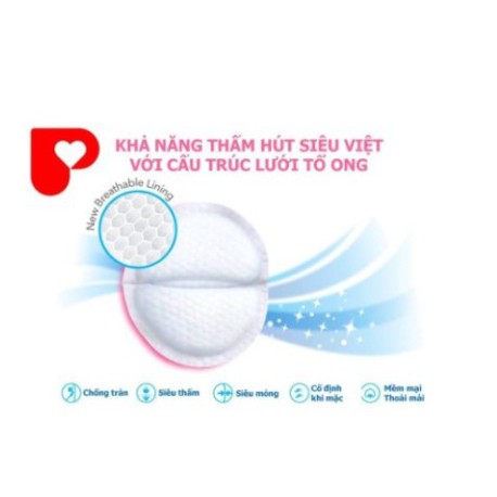 Miếng Lót Thấm Sữa Pigeon 3D Siêu Mềm ✔Hộp 30 Miếng