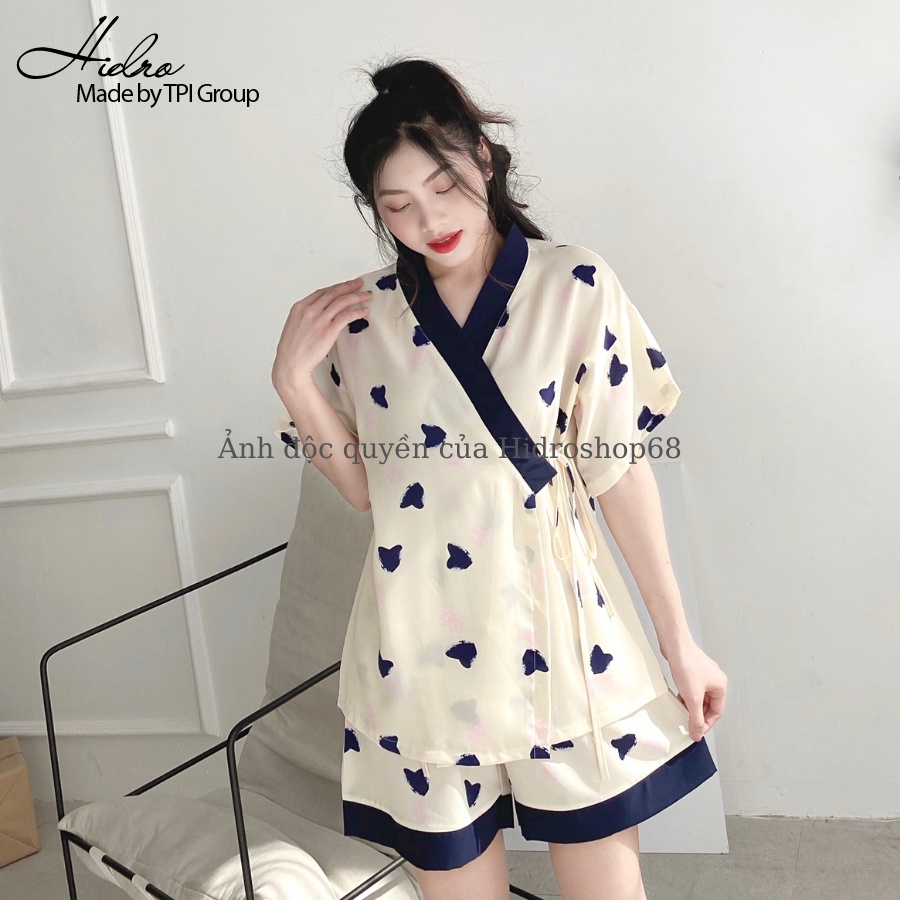 Bộ Pijama Kimono Lụa Cao Cấp Mềm Mịn Nhiều Họa Tiết Dễ Thương | WebRaoVat - webraovat.net.vn