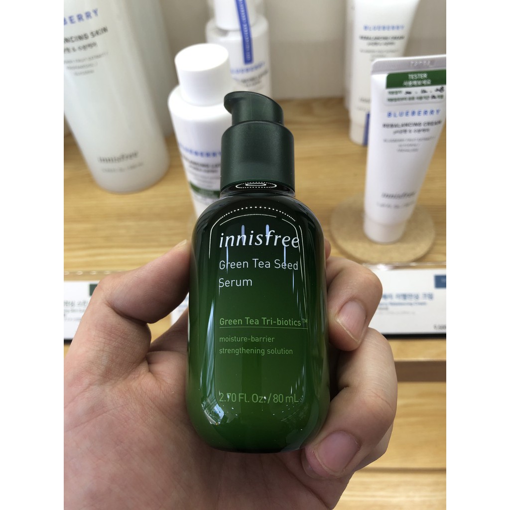 Tinh chất dưỡng ẩm chiết xuất từ trà xanh Innisfree Green tea seed serum 80ml