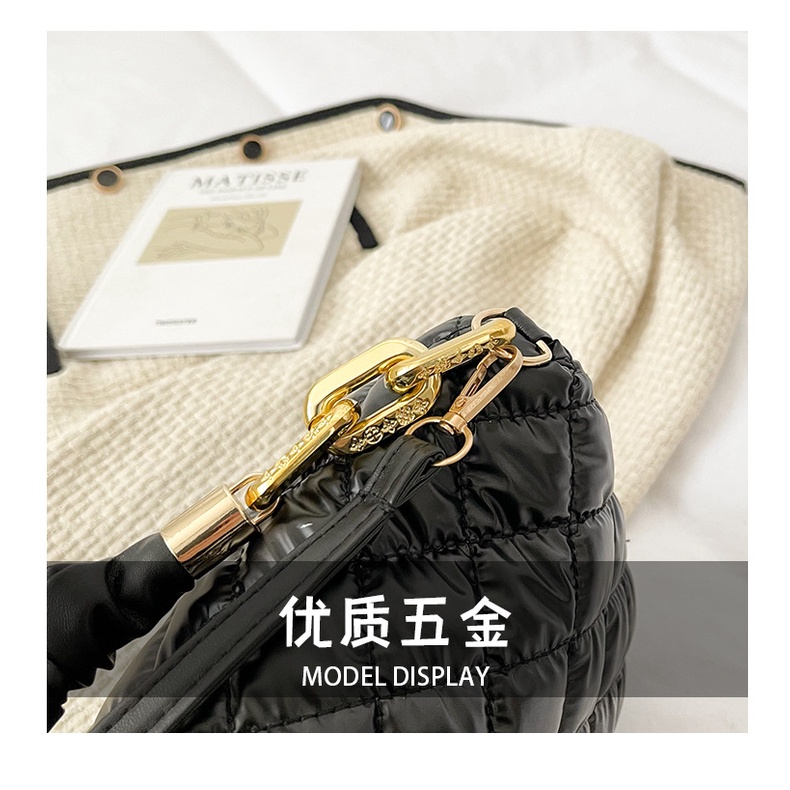 Túi Xách JASMIN NOIR Nhỏ Dáng Vuông Chất Liệu Nilon Cho Nữ