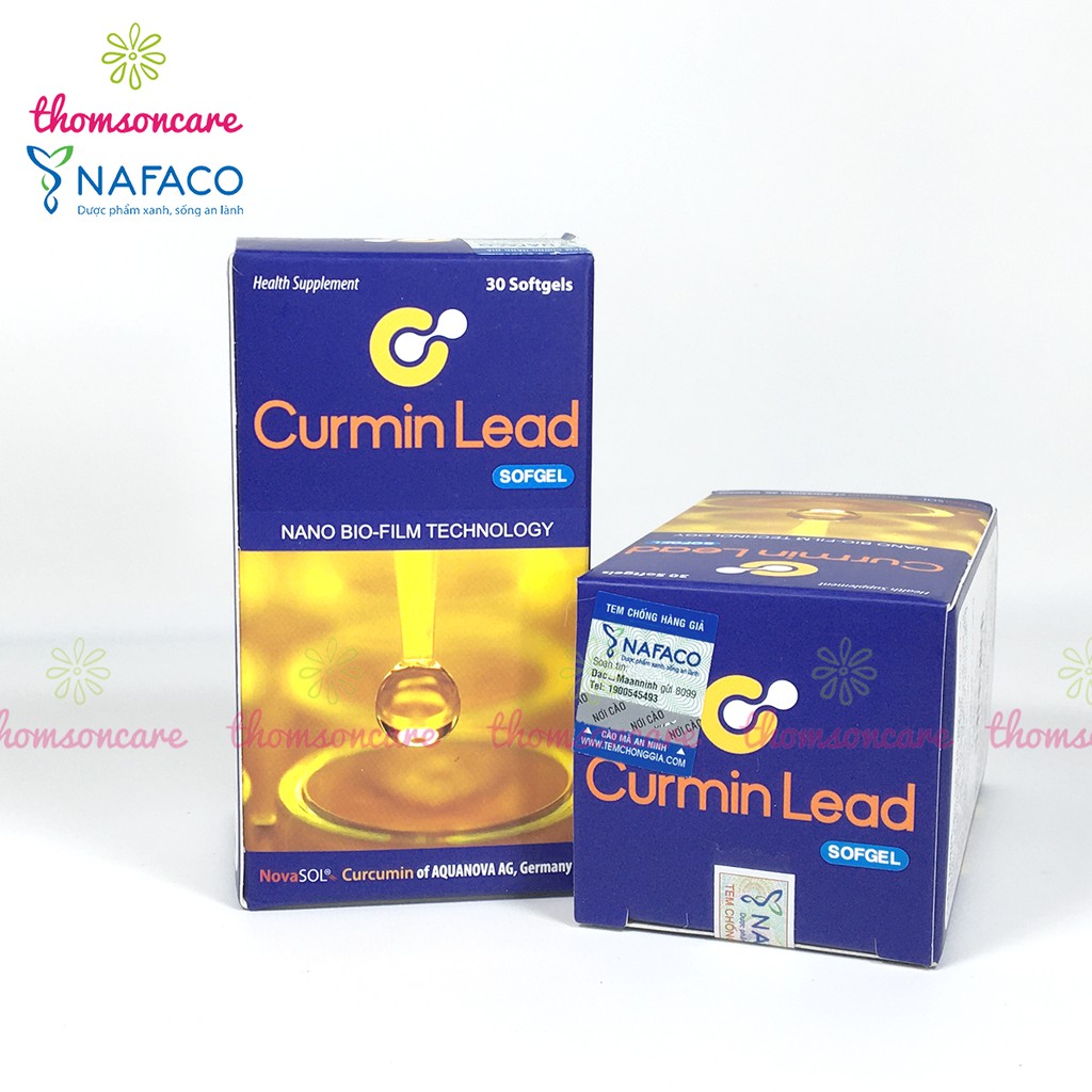 Curmin Lead - Hỗ Trợ giảm đau dạ dày từ Novasol Curcumin 167mg