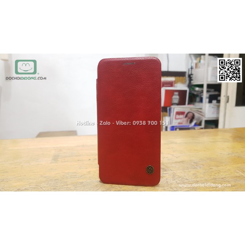 Bao da Samsung A6 2018 Nillkin Qin