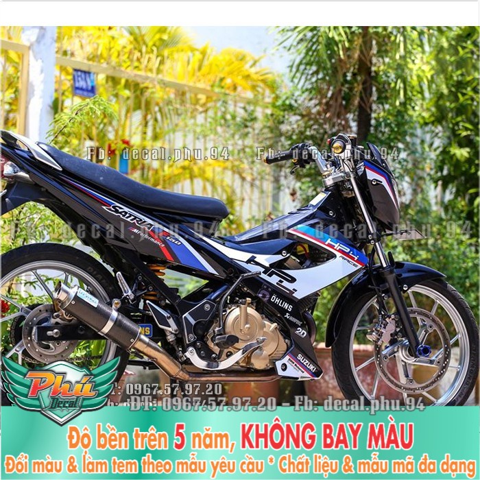 Tem rời Satria xăng cơ HP4 (P) -1