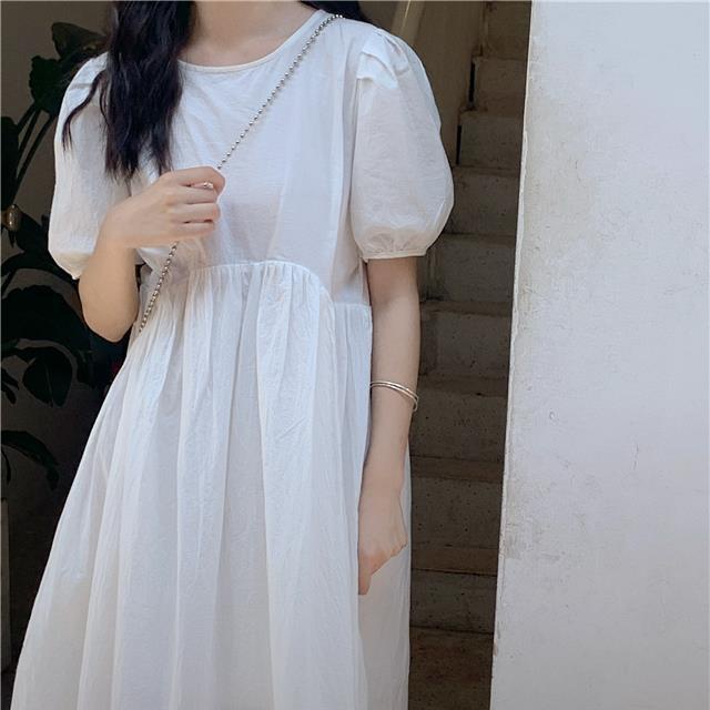 [Spot]Bộ đầm hoa hai dây + đầm tay phồng mỏng nhẹ nhàng