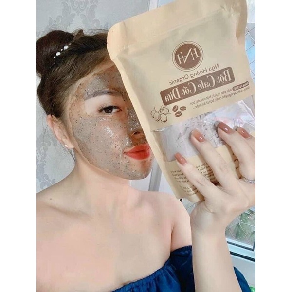 Bột Ủ Trắng , Bột Đắp Mặt Cafe Cốt Dừa Nga Hoàng