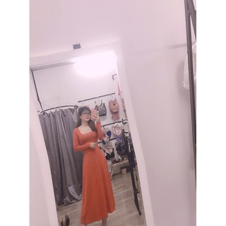 váy xoè tay dài
