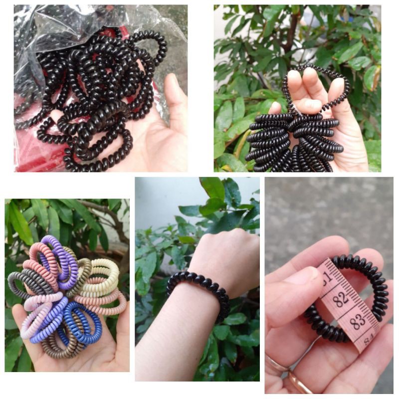Dây cột tóc lò xo nhí lớn 1cái