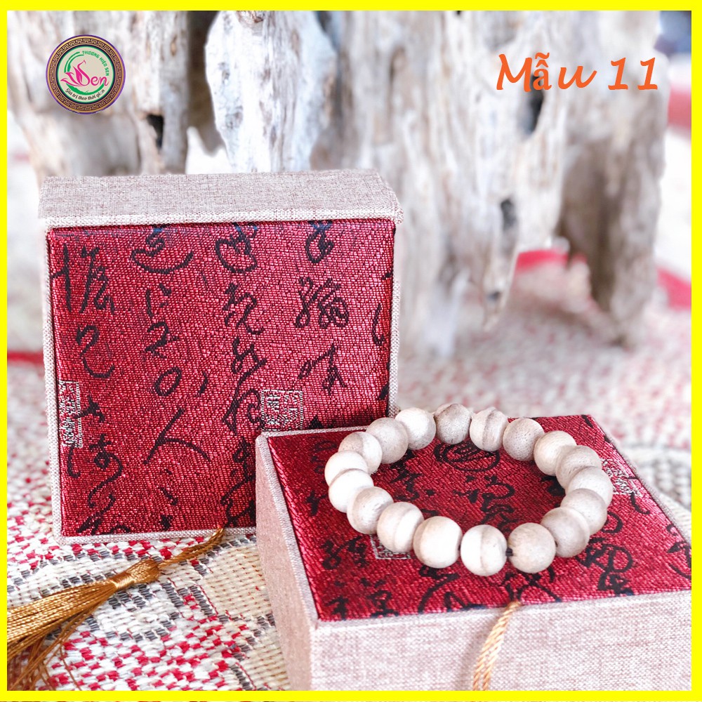 Vòng tay Trầm Hương Tốc cao cấp tự nhiên 100% - Mẫu 11 - 10 ly - (Trầm Hương Búp Sen)