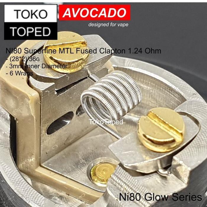 Cầu Chì Mtl Ni80 Coil 1.24 Ohm - Rta Chất Lượng Cao