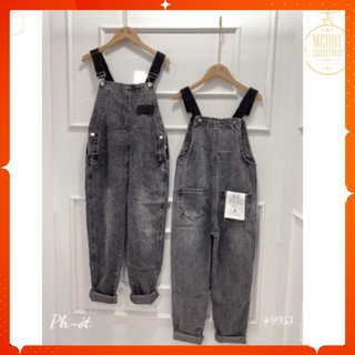 [ƯU ĐÃI] [ẢNH THẬT+VIDEO] OH07.Quần Yếm Bò Khói Cúc Sườn Năng Động - Yếm Bò Nữ Cá Tính Mã