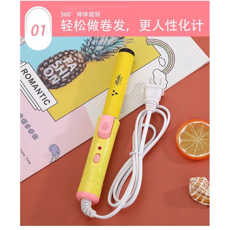Máy làm tóc xoăn mini-Bobu shop- Máy tiện dụng nhỏ gọn tiện mang đi xa - hàng lỗi 1 đổi 1 trong 7ngay
