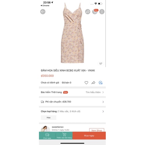 2hand đầm hiệu bcbg eo 71 162