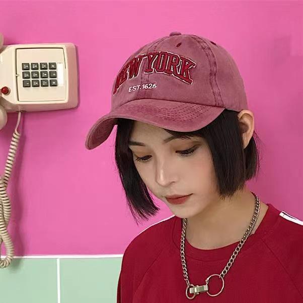 Mũ Lưỡi Trai Thêu Chữ NEW YORK mũ nữ nón lưỡi trai mũ lưỡi trai nam đẹp