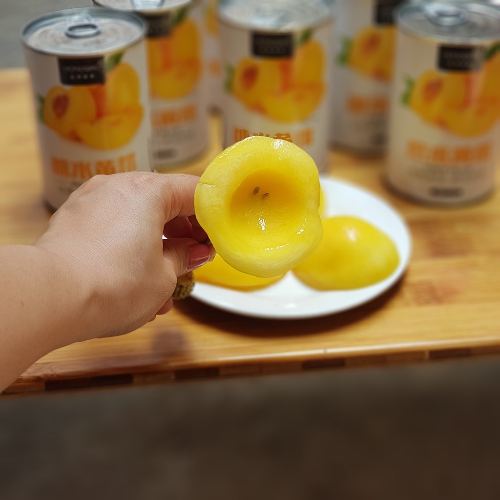 HỒNG ĐÀO GIÒN NGÂM HONGQUIAO🍑 hộp 425 gr