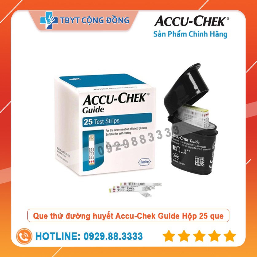 MÁY ĐO ĐƯỜNG HUYẾT ACCUCHEK GUIDE