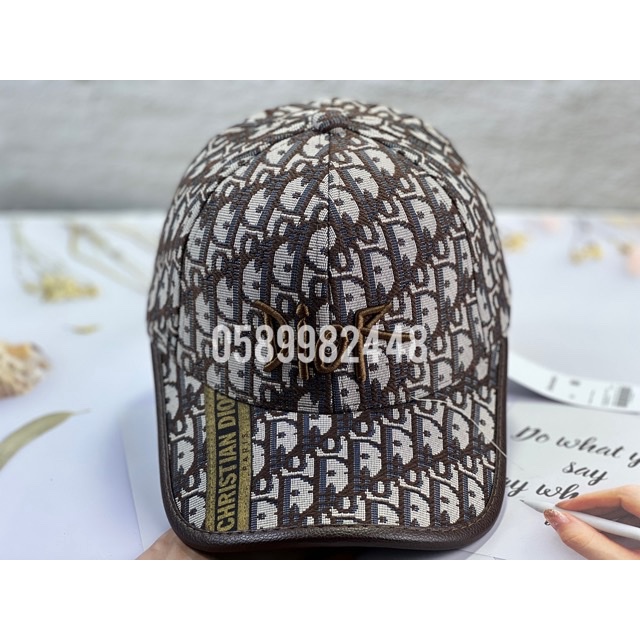 [Ảnh thật] Nón kết lưỡi trai vải nhập thêu chữ đio thời Trang - mũ kết viền da nam nữ siêu đẹp (Siêu rẻ 1996)