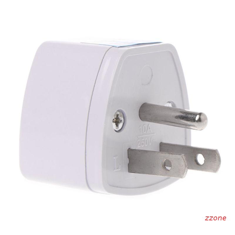 Phích Cắm Chuyển Đổi UK EU AU Sang US 3PINS AC Tiện Dụng