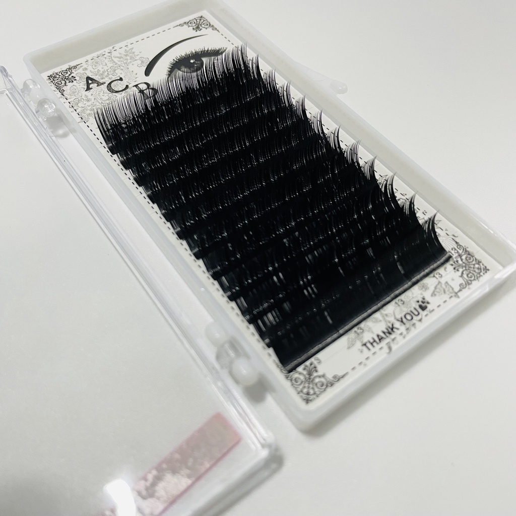 Mi khay ACB dày 0.18,0.20 độ cong C,D dùng nối volume, classic, tạo fan, dụng cụ nối mi_THÚY HÀ