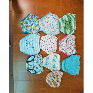 Combo 10 quần bỏ bỉn, chăn ,chống thấm,body chip cho bé sơ sinh