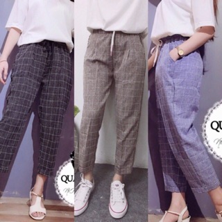 Quần baggy caro
