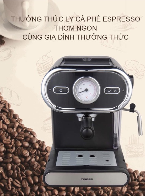 Máy pha cà phê Espresso Tiross TS6211 ( 15bar)