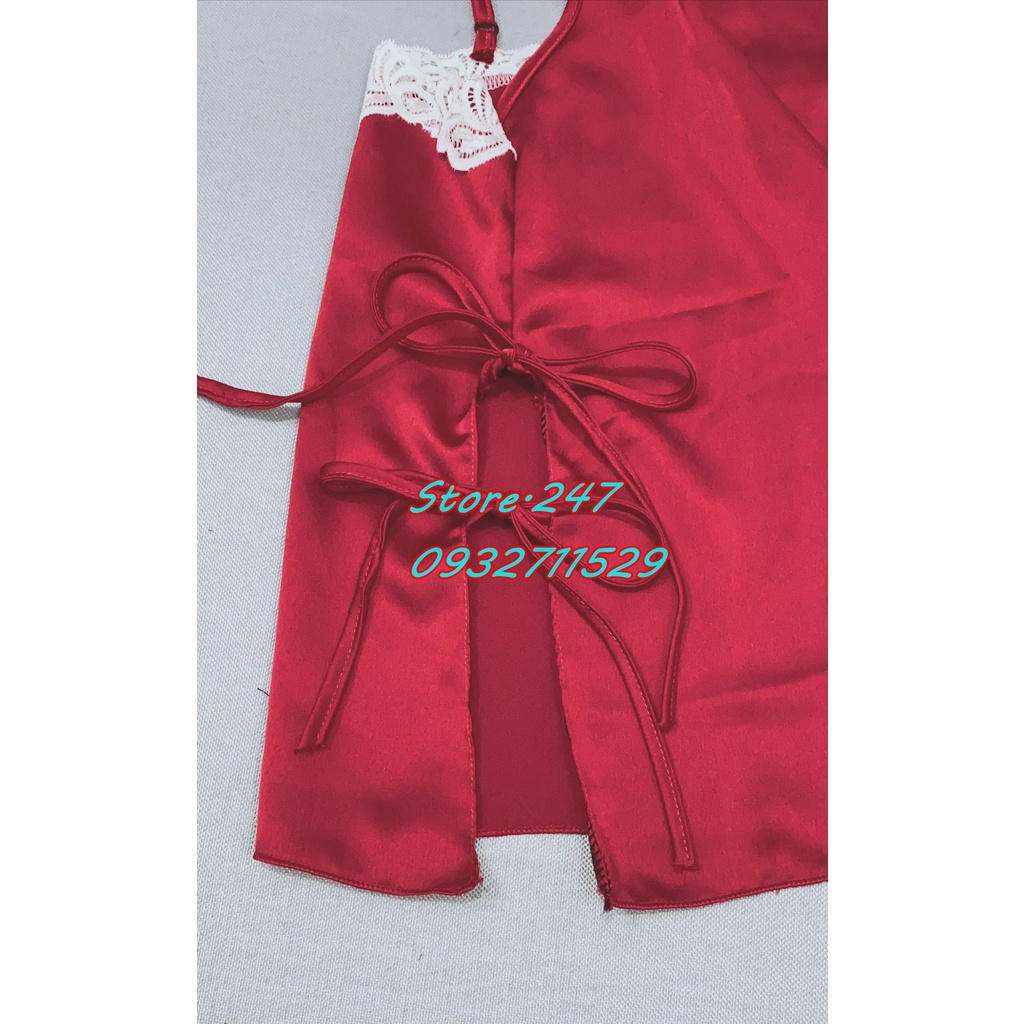 (45KG - 60KG) BỘ SATIN KHÔNG MÚT DỄ THƯƠNG CỘT NƠ 2 BÊN HÔNG MẶC NGỦ SIÊU XINH LUNG LINH, SATIN XỊN MỀM MƯỢT RẤT MÁT | BigBuy360 - bigbuy360.vn