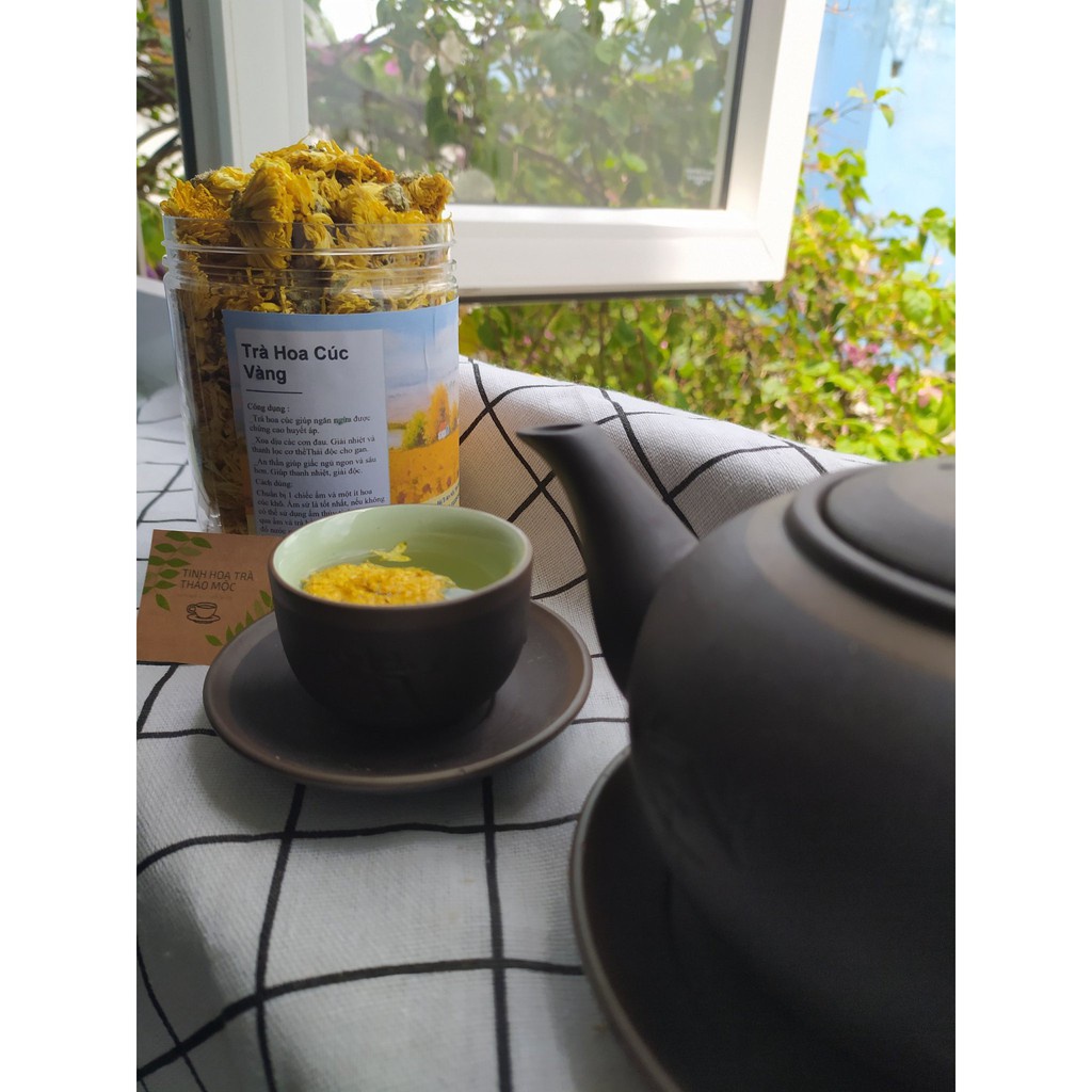 (ảnh thật + video) cúc vàng hoàng kim khô lọ 500 ml