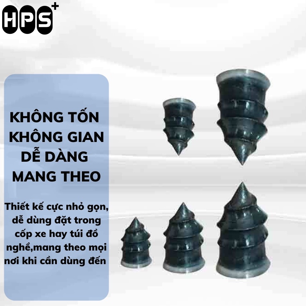 Vít vá lốp xe ô tô không săm không cần tháo lốp,không giảm tuổi thọ lốp