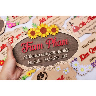Decor gỗ - Biển/Bảng tên shop