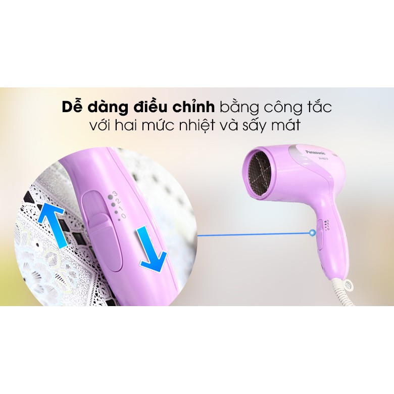 Máy Sấy Tóc Panasonic EH-ND13-V645 - Bảo Hành 12 Tháng - Hàng Chính Hãng