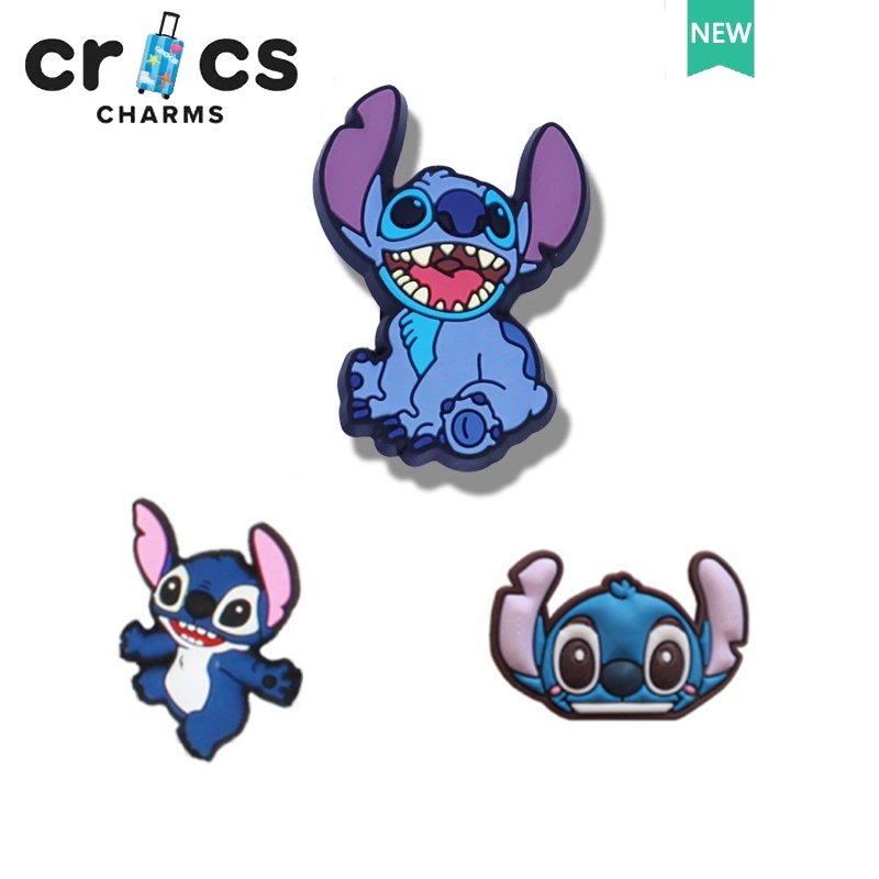 Mặt Dây Chuyền Hình crocs jibbitz Stitch Đáng Yêu charms