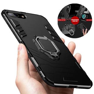 Ốp điện thoại nhựa cứng có vòng nhẫn và nam châm cho Iphone 5/5s/SE/6/6s/6+/6s+
