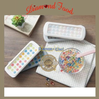 [Siêu Rẻ] Khuôn thạch bi nhỏ, thạch hình cầu/khay đá bi/ rau câu bi bằng nhựa bền đẹp loại 27v HOT HOT HOT