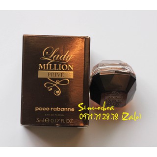 [ mini ] Nước hoa mini Lady Million Prive Paco Rabanne 5ml