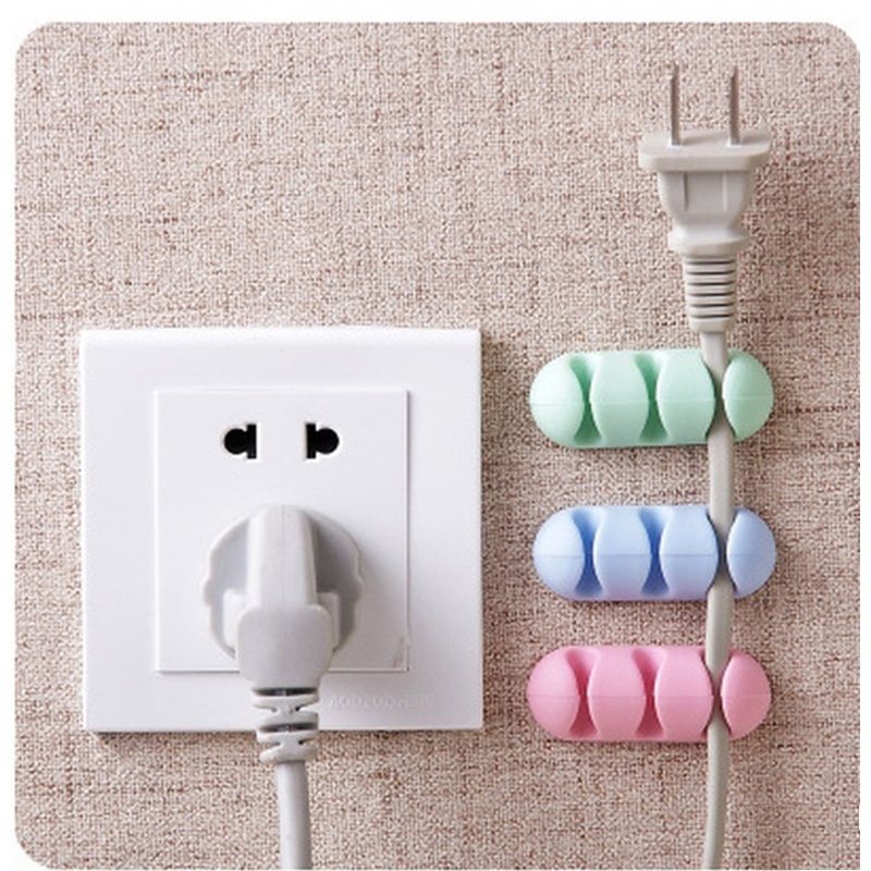 Set 2 Dụng Cụ Cố Định Dây Cáp Gọn Gàng Tiện Lợi