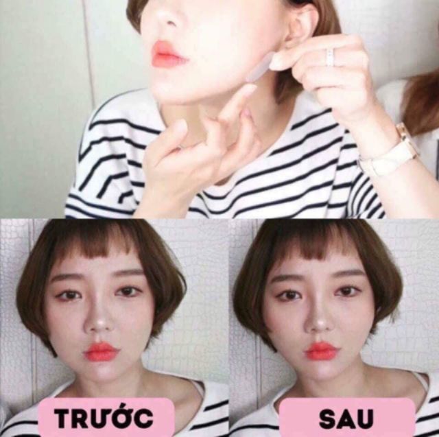 Hộp 40 miếng dán thon gọn mặt  v line Dodo label