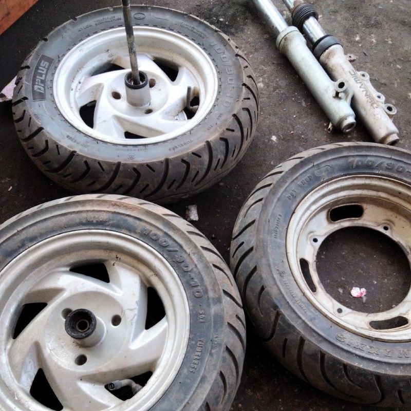 Bánh mâm atila và vo đã sử dụng