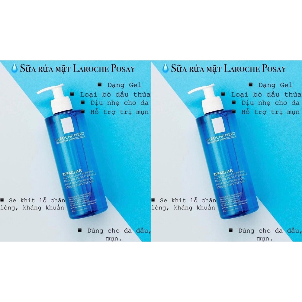 LAROCHE POSAY - SỮA RỬA MẶT LAROCHE POSAY 400ml