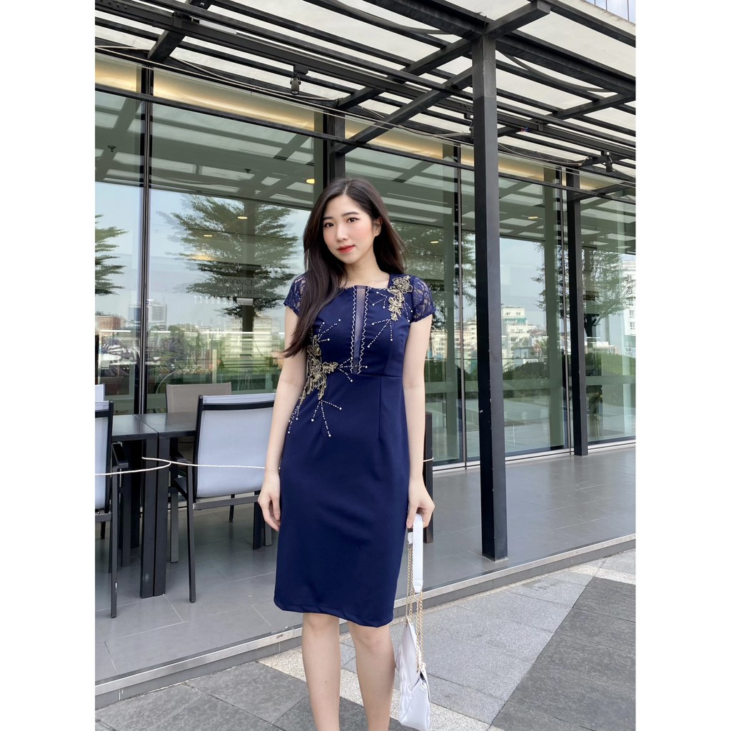 Váy đầm thiết kế trung niên cao cấp