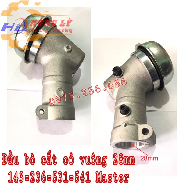 Đầu bò cắt cỏ vuông-28mm 143=236=531=541 Master phụ tùng máy cắt cỏ phụ tùng máy nông nghiệp phụ tùng Hùng Lỳ