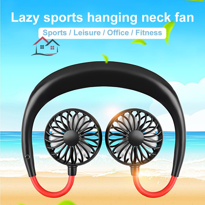 Quạt mini đeo cổ kết nối USB tiện dụng | BigBuy360 - bigbuy360.vn