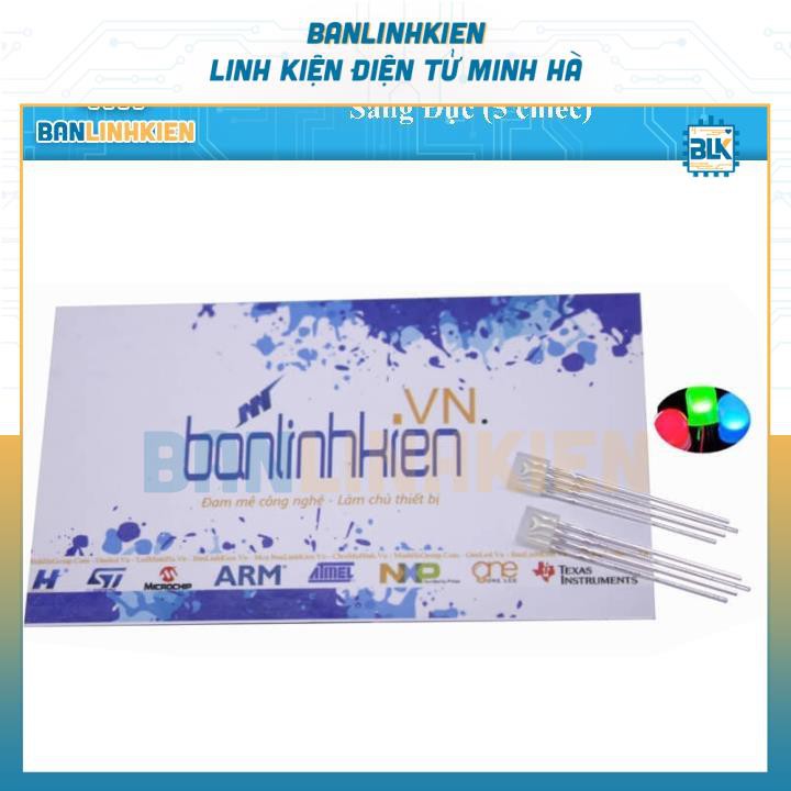 Đèn LED 2x5x5MM RGB Katot Sáng Đục (5 chiếc)