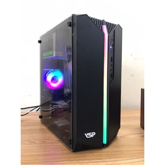 Máy tính để bàn chơi Game Ryzen 3 2200G chiến cực ngon F04 Liên Minh Audition đột kích Max Setting